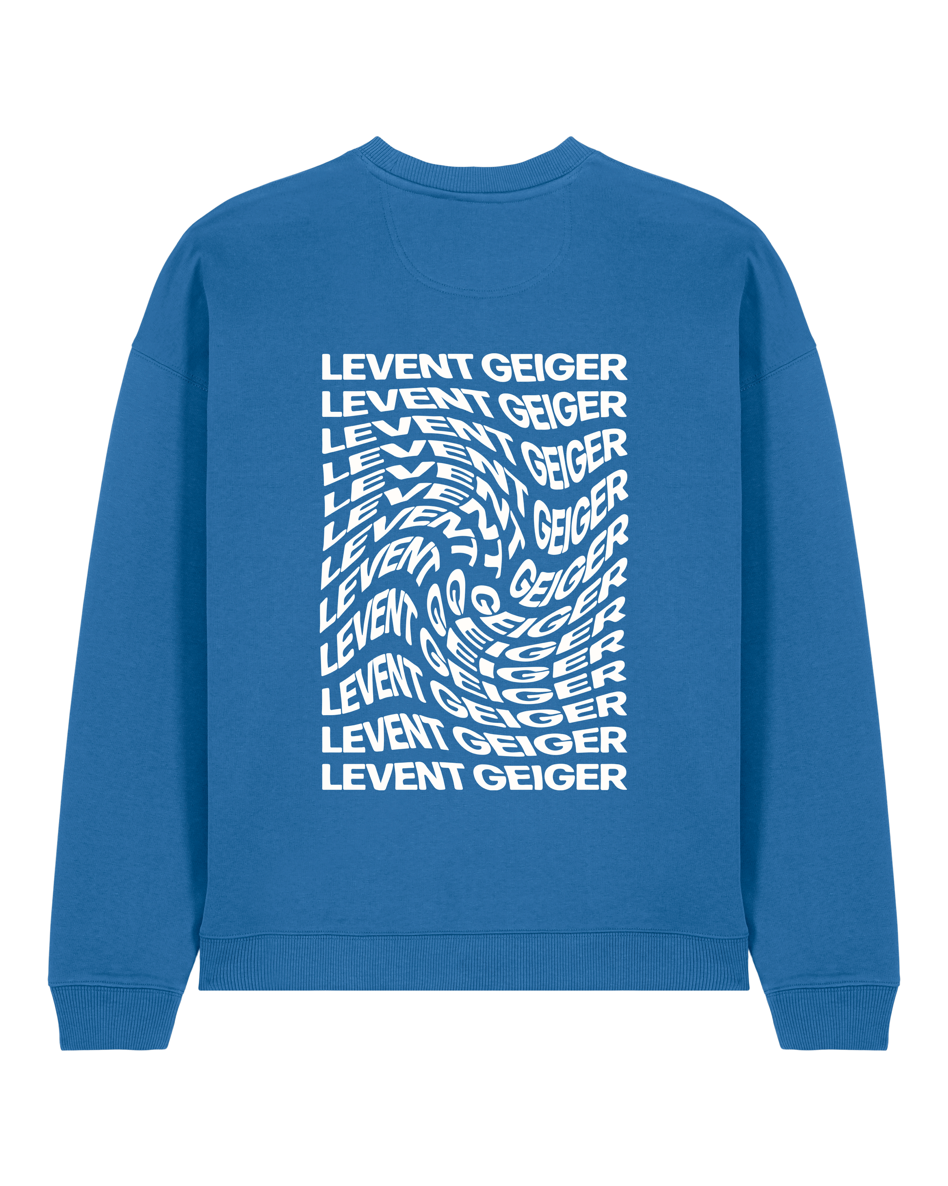 Levent Geiger Heart Crewneck Blue - Levent Geiger Shop